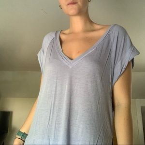 Free People Sky Blue Top